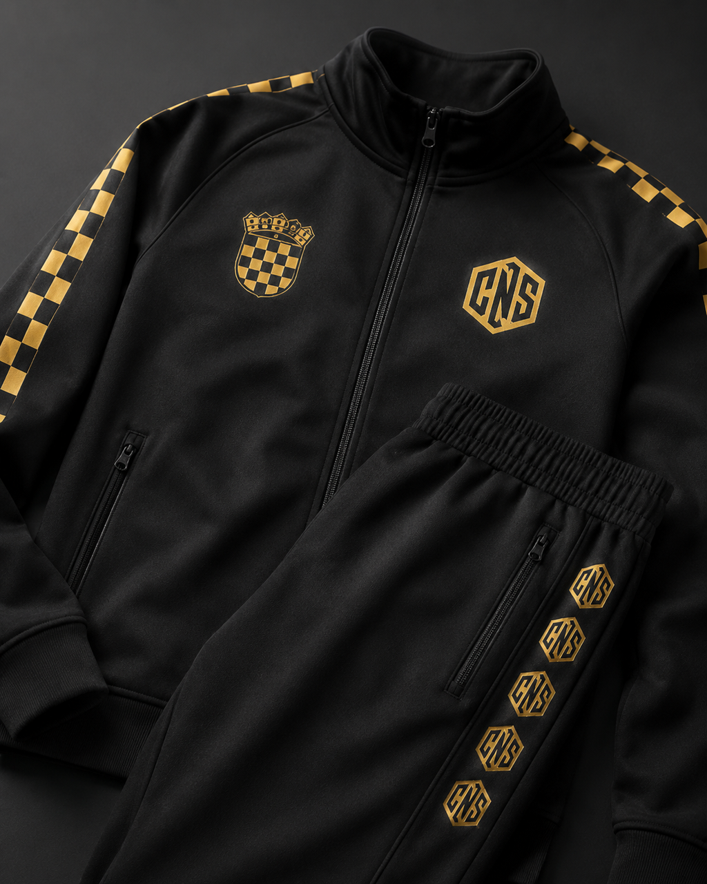 HRV Performance Gold + Black Tracksuit