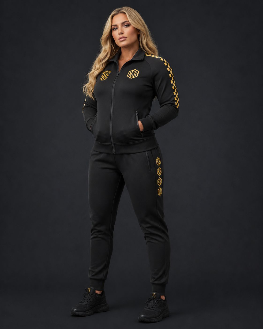 HRV Performance Gold + Black Tracksuit