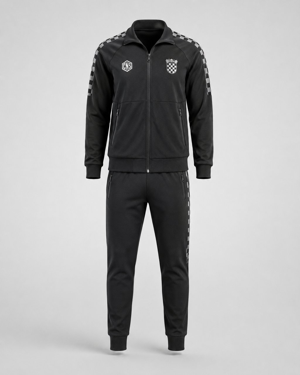 HRV Performance Silver + Black Tracksuit (Youth Sizes)